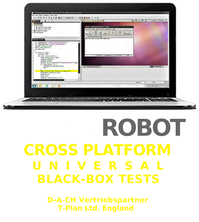 T-Plan Robot Enterprise Cross Platform Universal Black-Box Tests